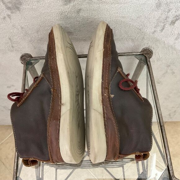 Collection by Clarks 15770 Leather Men’s 9.5 Lace Up Brown Desert Chukka Boots - Picture 6 of 13